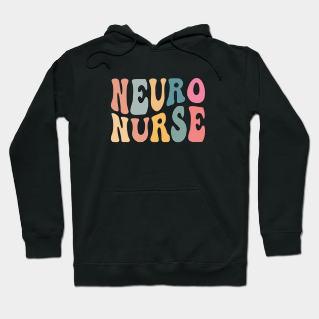 Groovy Neuro Trauma Icu Nurse Neurology Nurse Neuroscience Hoodie by Flow-designs